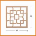 Boyanabilir Dekoratif Desen Duvar Dekorasyonu 39x39 cm mdl18