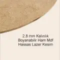 Boyanabilir Türk Bayrağı Standlı Ahşap Oyuncak Etkinlik Aktivite 1 Ad