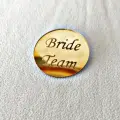 Bride Team Yazılı Gold Pleksi