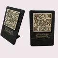 Cafe Restaurantlar için Ahşap Qr Menu