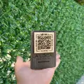 Cafe Restaurantlar için Ahşap Qr Menu