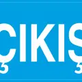 Çıkış Levhası Fabrika ve Tesis Yönlendirme Tabelası