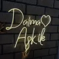 Daima Aşk Ile Yazılı Neon Led