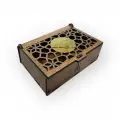Dekoratif Ahşap Hediyelik Kutu 12x8x4 cm