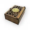 Dekoratif Ahşap Hediyelik Kutu 12x8x4 cm