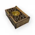 Dekoratif Ahşap Hediyelik Kutu 12x8x4 cm