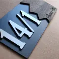 Dekoratif Ahşap Isimli Daire Numarası Kapı Numarası