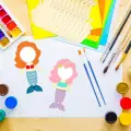 Deniz Kızı Aşk Aynası Ahşap Boyama Okul Diy Etkinlik Aktivite Sanat