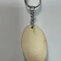 Doğal Ahşap Anahtarlık Kavak 3,5x5,5 cm