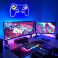 Gamer Playstation Oyun Kolu Işıklı Neon Tabela
