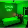 Gamers Only Gamer Neon Oyuncu Odası Dekor Neon Tabela(80x40cm)
