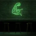 Gym Fitness Neon Led Duvar Yazısı Dekoratif Duvar Aydinlatmasi Gece Lambası