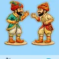 Hacivat & Karagöz Ahşap Etkinlik Boyama Standlı