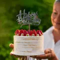 Happy Birthday Yazılı Dekoratif Pleksi Pasta Süsü