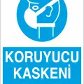 Koruyucu Maskeni Kullan İş Güvenliği Levhası