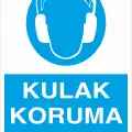Kulak Koruma Alanı İş Güvenliği Levhası