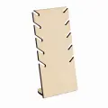 Lazer Kesim Ahşap Kolye Sergileme Standı 25×15 cm  Masaüstü Takı Organizeri