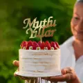 Mutlu Yıllar Yazılı Pleksi Pasta Süsü