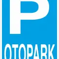 Otopark Levhası Araç Park Alanı Yönlendirme Tabelası