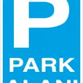 Park Alanı Levhası Araç Park Yeri Otopark İşareti