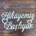 Pleksi İsimlik Hikayemiz Başlıyor Söz Nişan Perde Süsü Pleksi Tag