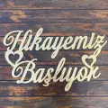Pleksi İsimlik Hikayemiz Başlıyor Söz Nişan Perde Süsü Pleksi Tag