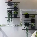 Pleksi Süs Akrilik Ayna Gümüş Motif Desenli Duvar Tavan Süsü Ev Dekorasyon