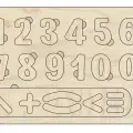 Sayılar Çocuklar Için Ahşap Figürlü Eğitici-öğretici Yapboz Puzzle