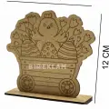 Sevimli Civciv ve Renkli Yumurtaları Ahşap Boyama Etkinlik Eğitici Montessori Çocuk Gelişim Oyuncağı