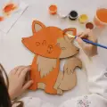 Sevimli Kediler Ahşap Boyama Eğitici Aktivite