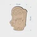 Sevimli Minion Ahşap Boyama Anaokul Etkinlik