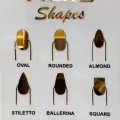 Tırnak Kartelası Pleksi Nail Art Shapes