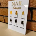 Tırnak Kartelası Pleksi Nail Art Shapes