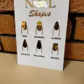 Tırnak Kartelası Pleksi Nail Art Shapes