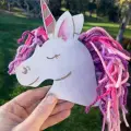 Unicorn 19x19 cm Boyama Okul Diy Etkinlik Aktivite Sanat Kreş Anaokulu