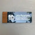 Wooden Seri Yönlendirme Tabela Levha