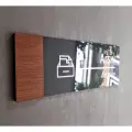 Wooden Seri Yönlendirme Tabela Levha