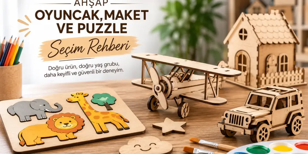 Ahşap Oyuncak, Maket ve Puzzle Seçerken Nelere Dikkat Edilir?