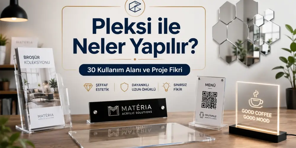 Pleksi ile Neler Yapılır? 30 Kullanım Alanı ve Proje Fikri