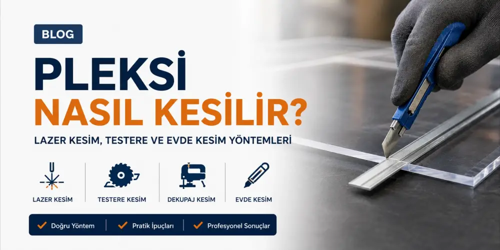 Pleksi Nasıl Kesilir? Lazer Kesim, Testere ve Evde Kesim Rehberi
