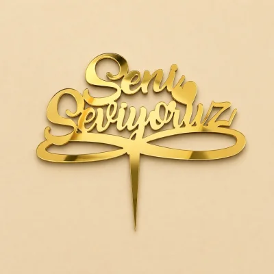 Seni Seviyoruz Pleksi Pasta Süsü