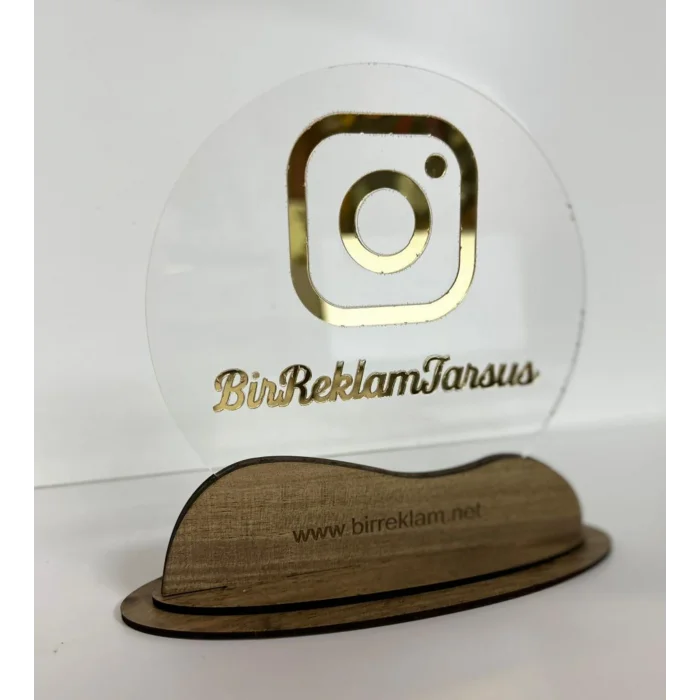 Kişiye Özel İnstagram Masaüstü İsimlik