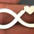 Pleksi Etiket Sonsuzluk İşareti 4 Cm