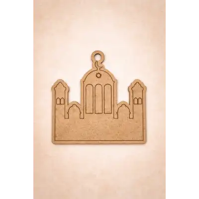 Ahşap Ramazan Camii Boyama Figürü