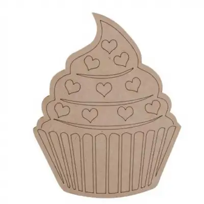 Cupcake Ahşap Boyama