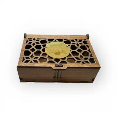 Dekoratif Ahşap Hediyelik Kutu 12x8x4 cm