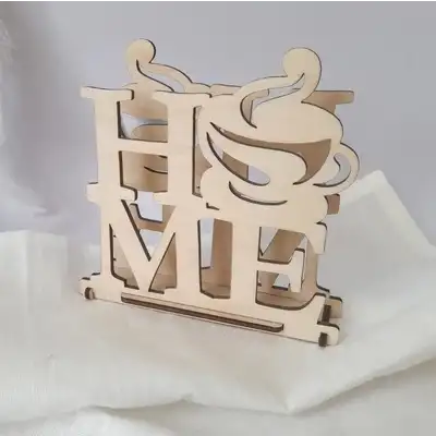 Home Yazılı Ahşap Mutfak Peçeteliği