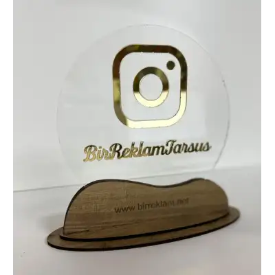 Kişiye Özel İnstagram Masaüstü İsimlik