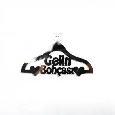 Pleksi Gelin Bohçası Askı 8 x 5 cm