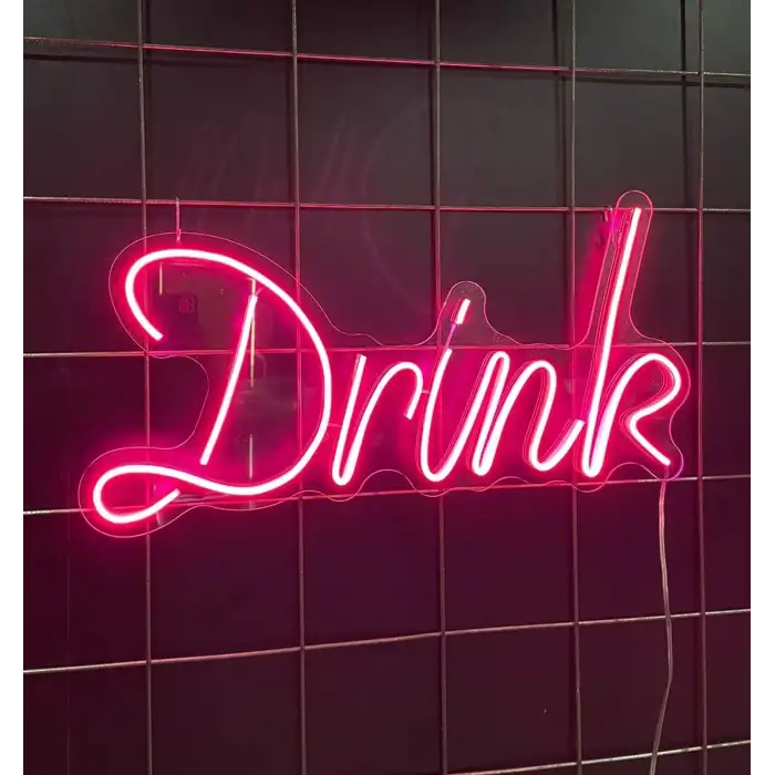 Neon Led Drink Yazısı